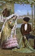 ferruccio busoni an andalucian folk dance oil painting artist